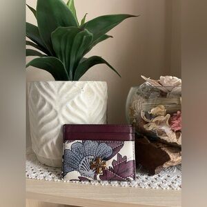 Tory Burch Chevron Card Wallet